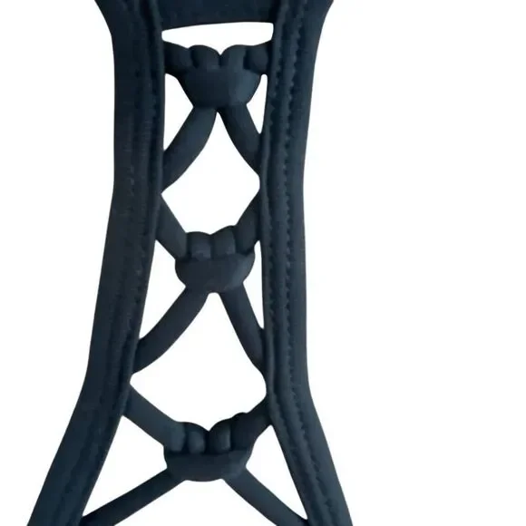 PrAna Black Racerback Strappy Knot Back Sports Bra - M - Picture 4 of 8